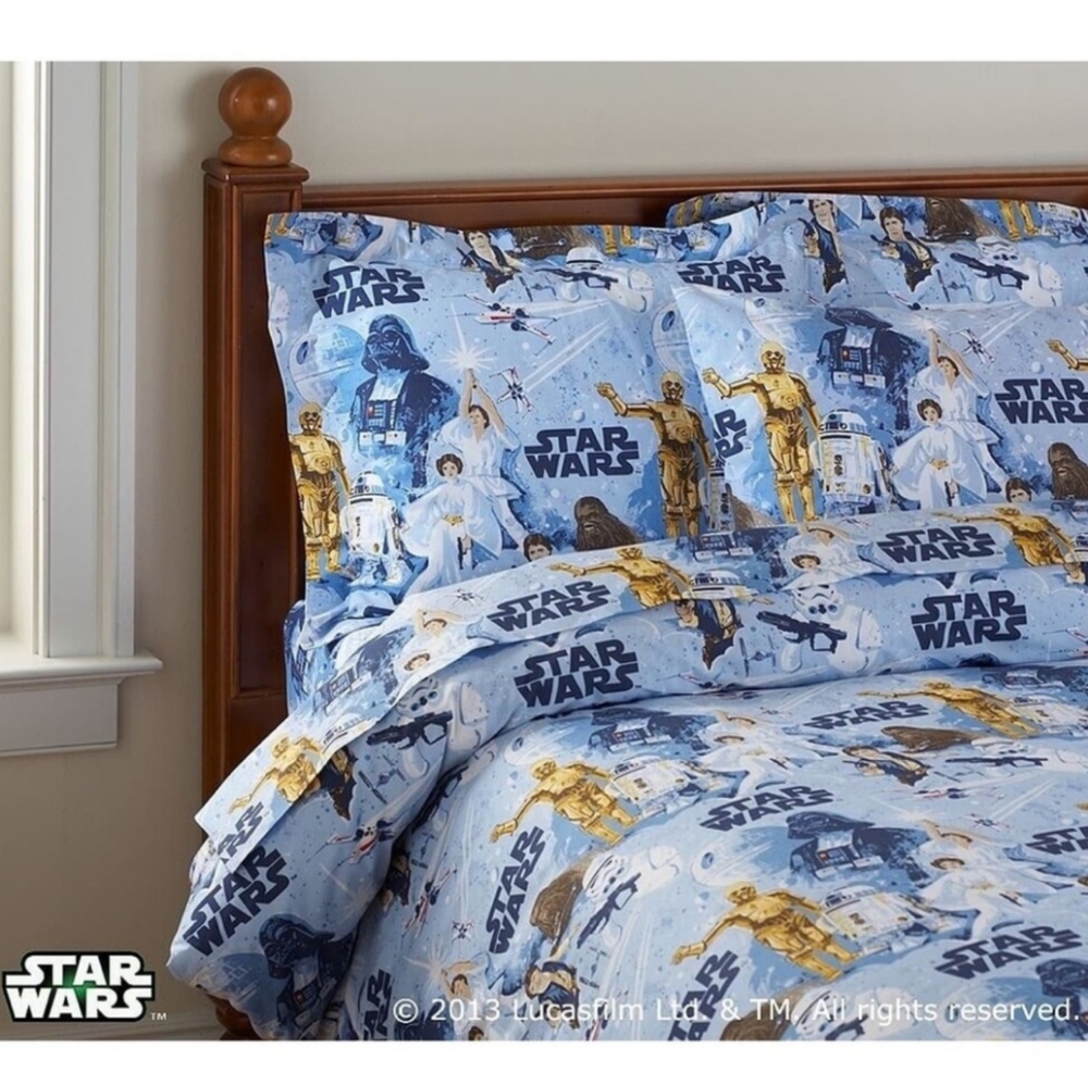 Star Wars duvet and pillow sham